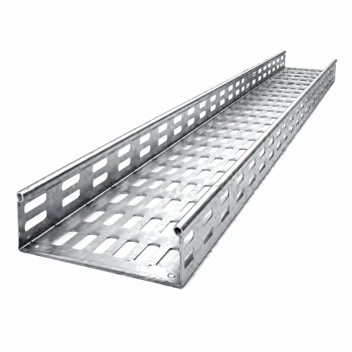 سینی کابل گالوانیزه گرم عرض 20 سانتیمتر ضخامت 1.25 پانچ دار شاخه 2 متری