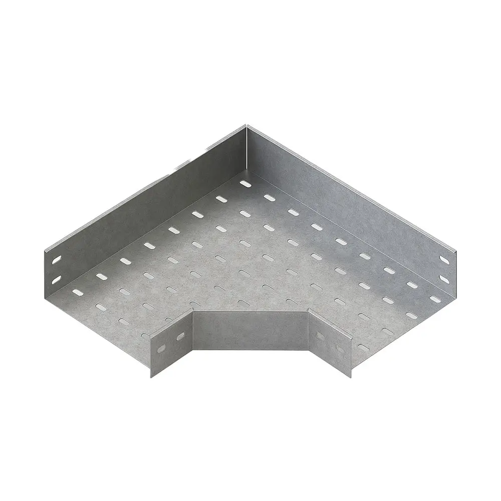 زانویی 90 درجه سینی کابل گالوانیزه سرد ورق 1 عرض 10 سانتیمتر