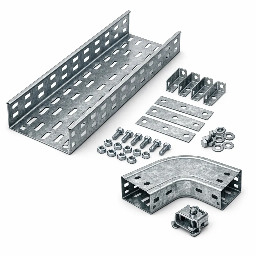 سینی کابل به  همراه اتصالات
